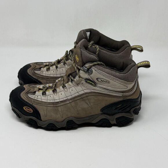 Oboz Bridger Hiking Boots Womens 11 Brown Nubuck Leather Waterproof Gorpcore - Picture 4 of 16